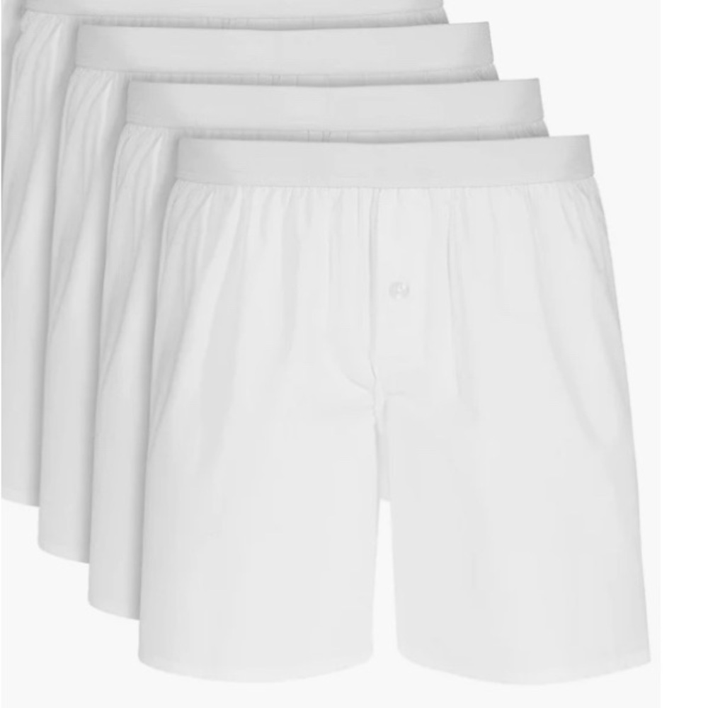 4-Pack Club Room 100% Cotton Tag-Less Woven Boxers Size Large - Picture 2 of 8